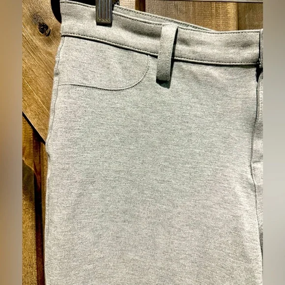 EUC Calvin Klein Light Gray Skinny Ankle Stretch Pants Sz L - Picture 7 of 16